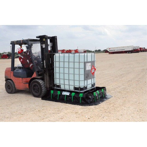 Berme Ultra-Containment Berm, Capacit&eacute; 1496 gal. US, 10' la x 20' lo x 12" h, Paroi &agrave; piquets EastCoast Offshore Supplies