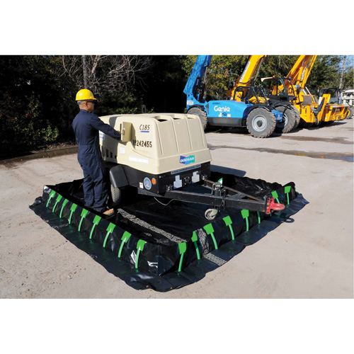 Berme Ultra-Containment Berm, Capacit&eacute; 1496 gal. US, 10' la x 20' lo x 12" h, Paroi &agrave; piquets EastCoast Offshore Supplies