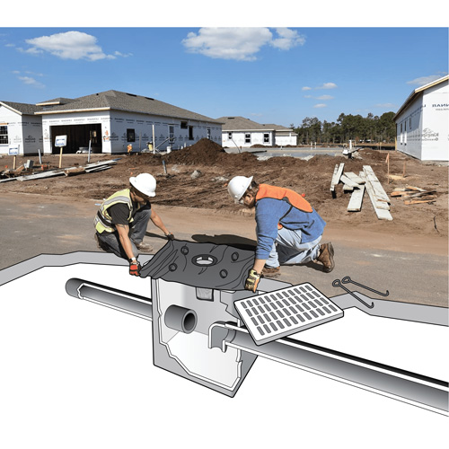 High Capacity Ultra-Drain Guard&reg; Catch Basin Insert, Oil & Sediment, 60" L x 60" W EastCoast Offshore Supplies