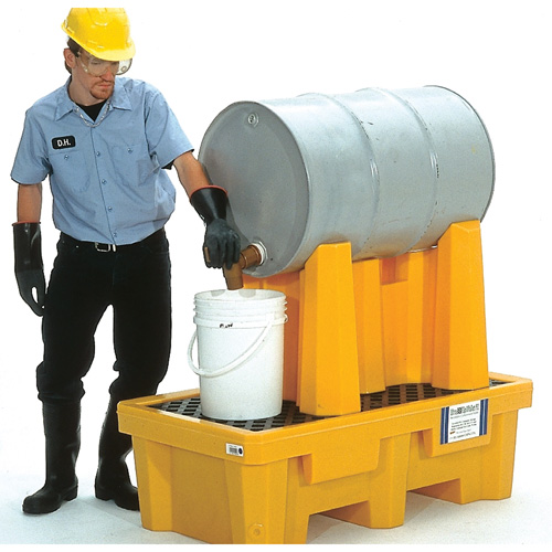 Syst&egrave;me de confinement Ultra-Drum pour 1 baril avec drain, 52" lo x 29" la x 49,5" ha, 750 gal. US Capacit&eacute; EastCoast Offshore Supplies