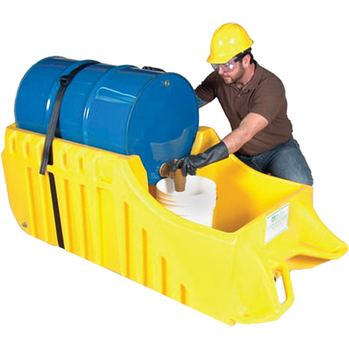 Chariot pour baril, 26,5'' lo x 26,5'' la x 5'' h, Cap. de d&eacute;versement 800 gal. US EastCoast Offshore Supplies