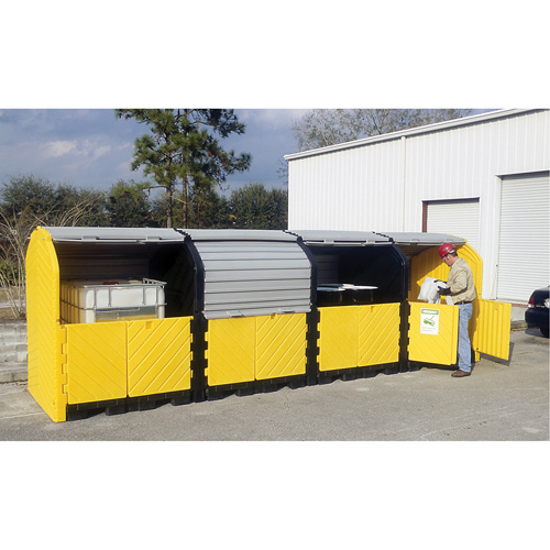 P16 Plus Ultra-Hard Top Spill Pallets sans drain, 250" lo x 79" la x 62" h, Capacit&eacute; de charge 9000 lb EastCoast Offshore Supplies