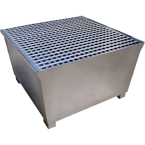 Steel Ultra-IBC Spill Pallet&reg;, 370 US gal. Spill Capacity, 57.6" x 34.7" x 56.9" EastCoast Offshore Supplies