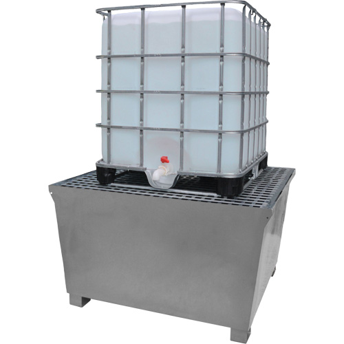 Steel Ultra-IBC Spill Pallet&reg;, 370 US gal. Spill Capacity, 57.6" x 34.7" x 56.9" EastCoast Offshore Supplies