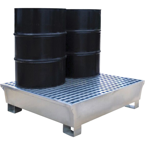 2-Drum Steel Ultra-Spill Pallet&reg;, 68 US gal. Spill Capacity, 47.2" x 31.4" x 17.4" EastCoast Offshore Supplies