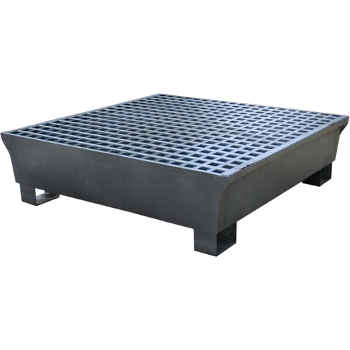 4-Drum Steel Ultra-Spill Pallet&reg;, 68 US gal. Spill Capacity, 49.1" x 47.1" x 10.9" EastCoast Offshore Supplies