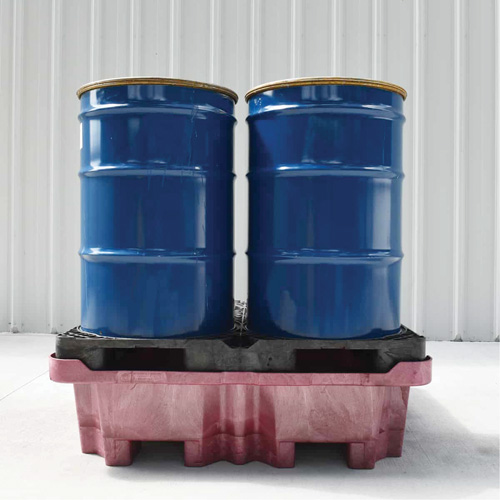 Palette de d&eacute;versement Ultra-Spill King, 4 barils, Capacit&eacute; de d&eacute;versement 85 gal. US, 51" x 51" x 17,5" EastCoast Offshore Supplies