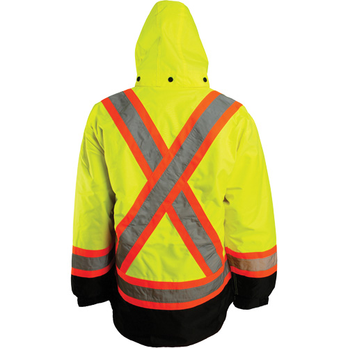 7-in-1 Jacket, Polyester, High Visibility Orange, 2X-Large EastCoast Offshore Supplies