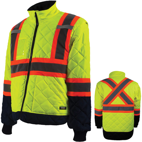 Freezer Jacket, Polyester, High Visibility Orange, 2X-Large EastCoast Offshore Supplies