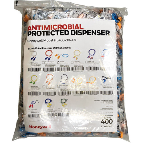 FF-30 Earplugs Refill for HL400 Dispenser, Bulk - Polybag, Corded EastCoast Offshore Supplies