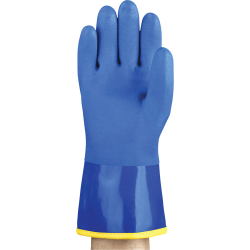 AlphaTec&reg; 23-202 PVC Gloves, Size 8, 11.8" L, Cotton, Fleece Inner Lining EastCoast Offshore Supplies