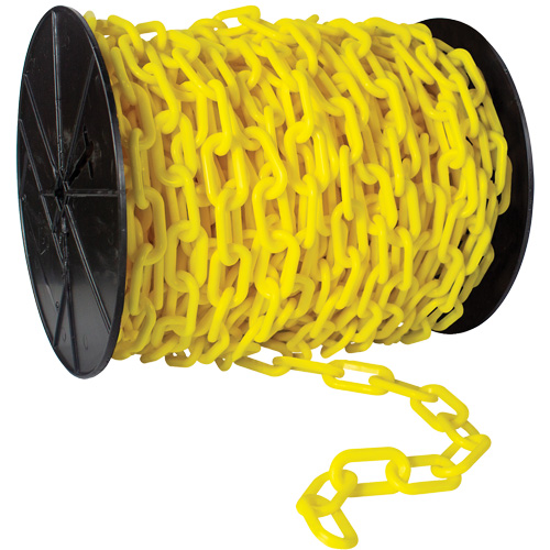 Chaîne de s&eacute;curit&eacute; en plastique robuste, Vert, Maillon de 2", 120' de long EastCoast Offshore Supplies