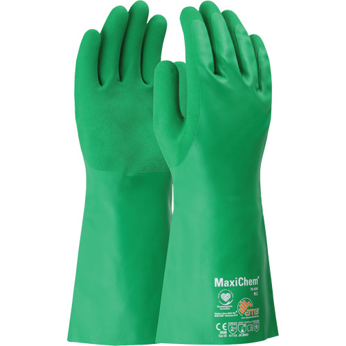 Gants r&eacute;sistants aux produits chimiques ATG MaxiChem, Taille Petit, 14" lo, Nitrile EastCoast Offshore Supplies