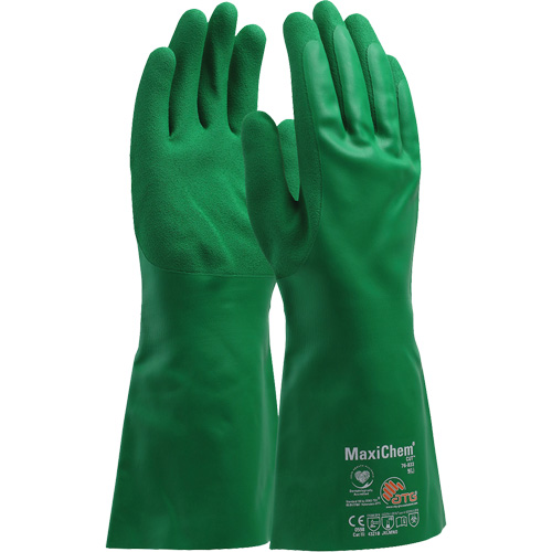Gants r&eacute;sistants aux produits chimiques ATG MaxiChem Cut, Taille Petit, 14" lo, Nitrile EastCoast Offshore Supplies