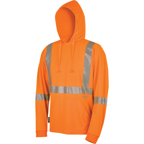 6964 Bird's-Eye Safety Hoodie, Small, High Visibility Orange EastCoast Offshore Supplies