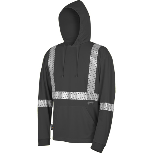 6966 Bird's-Eye Safety Hoodie, Small, Black EastCoast Offshore Supplies