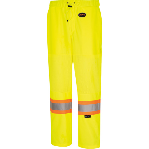 5999PW Pantalon de s&eacute;curit&eacute; routi&egrave;re pour femmes, Polyester, T-petit, Jaune lime haute visibilit&eacute; EastCoast Offshore Supplies