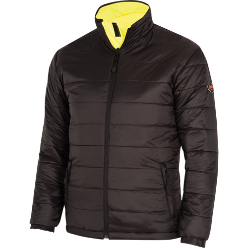 5771 Waterproof Reversible Safety Jacket, Polyester/Polyurethane, High Visibility Lime-Yellow, 2X-Large EastCoast Offshore Supplies