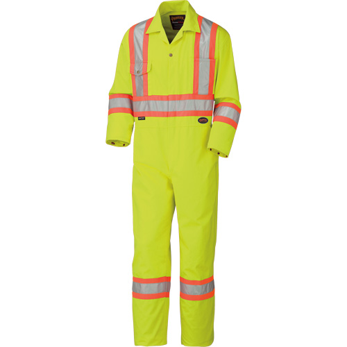 5512T Combinaison haute visibilit&eacute;, 40 (grand taille), Jaune lime haute visibilit&eacute; EastCoast Offshore Supplies