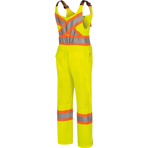 6000W Combinaison de s&eacute;curit&eacute; routi&egrave;re haute visibilit&eacute; pour femmes, Polyester, T-petit, Jaune lime haute visibilit&eacute; EastCoast Offshore Supplies
