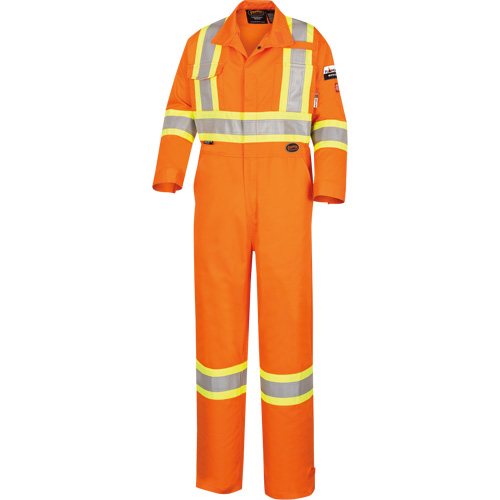 5551T Flame-Gard&reg; FR/Arc-Rated Coverall, Size 40 (Tall), High Visibility Orange, 9.1 cal/cm² EastCoast Offshore Supplies