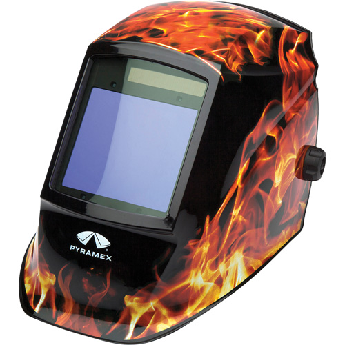 Leadhead&reg; Auto Darkening Welding Helmet, 3.8" L x 3.4" W View Area, 9 - 13 Shade Range EastCoast Offshore Supplies