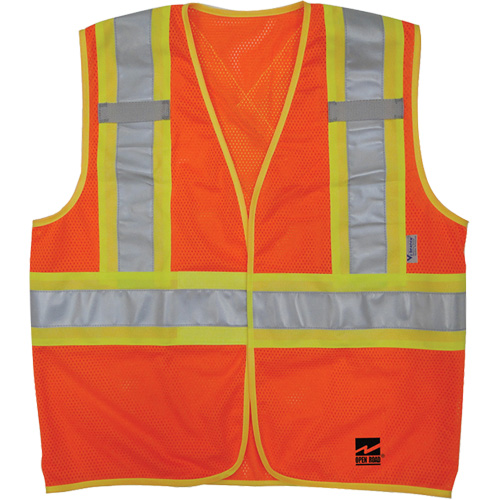 Veste Open Road “BTE”, Orange haute visibilit&eacute;, Moyen/Petit EastCoast Offshore Supplies
