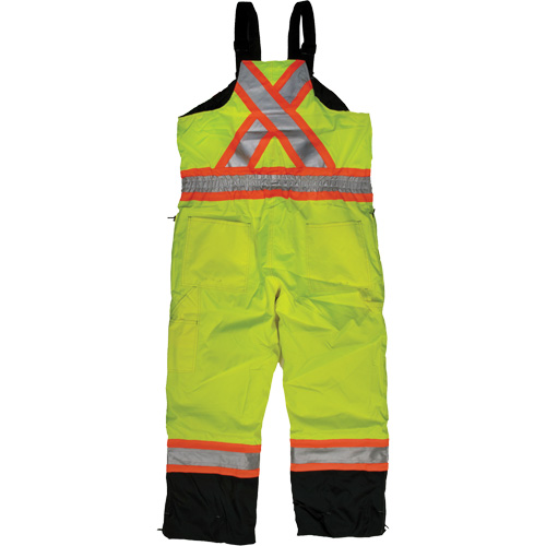 Ripstop Insulated Safety Bib Overall, Polyester, X-Small, High Visibility Lime-Yellow EastCoast Offshore Supplies