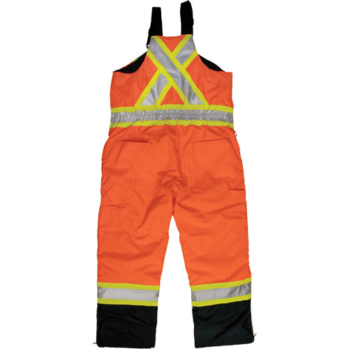Ripstop Insulated Safety Bib Overall, Polyester, X-Small, High Visibility Orange EastCoast Offshore Supplies