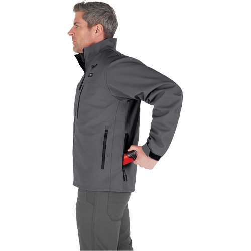 M12 Heated Toughshell Jacket (Jacket Only), Men's, X-Large, Grey EastCoast Offshore Supplies