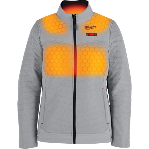 M12 Heated Axis Jacket with Battery, Women's, 2X-Large, Grey EastCoast Offshore Supplies