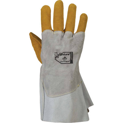 Gants de soudage 335DBP Endura, Cuir de vache refendu/Cuir d'&eacute;lan refendu, Taille Petit EastCoast Offshore Supplies