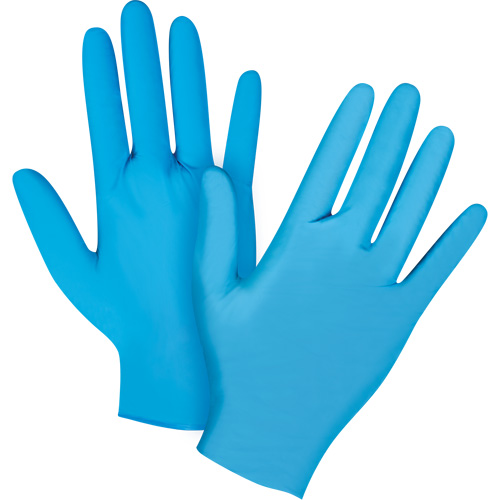Emballages de gants jetables pour machine distributrice, Petit, Nitrile, 4,5 mils, Sans poudre, Bleu, Classe 2 EastCoast Offshore Supplies