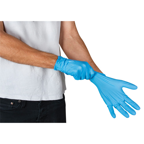 Emballages de gants jetables pour machine distributrice, Petit, Nitrile, 4,5 mils, Sans poudre, Bleu, Classe 2 EastCoast Offshore Supplies