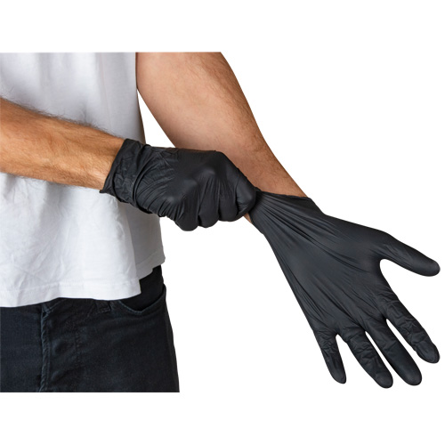 Emballages de gants jetables pour machine distributrice, Petit, Nitrile, 5 mils, Sans poudre, Noir, Classe 2 EastCoast Offshore Supplies