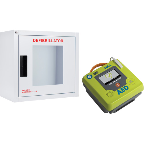 AED 3 AED & Wall Cabinet Kit, Automatic, French, Class 4 EastCoast Offshore Supplies