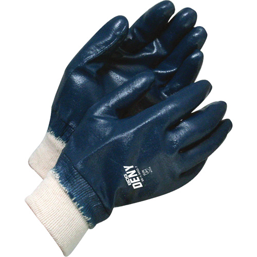 Gants avec poignet en tricot Deny, 11, R&ecirc;vetement Nitrile, Enveloppe en Coton EastCoast Offshore Supplies