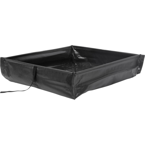 Collapsible Roll-Up Spill Berm, 60 US gal. Capacity, 4' W x 4' L x 6" H EastCoast Offshore Supplies