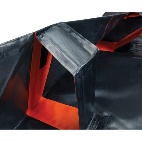 IBX Wall Pop-Up Berm, 2244 US gal. Capacity, 12' W x 25' L x 12" H, Snap-Up Bracket EastCoast Offshore Supplies