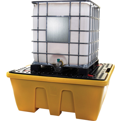 IBC Spill Pallet, 333 US gal. Spill Capacity, 66" x 66" x 27.5" EastCoast Offshore Supplies