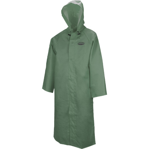 Manteau long avec capuchon d&eacute;tachable Hurricane 851, 2T-Grand, Vert EastCoast Offshore Supplies