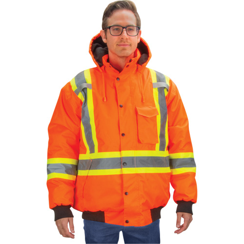 Parka d'hiver imperm&eacute;able 7-en-1, Orange haute visibilit&eacute;, Moyen EastCoast Offshore Supplies