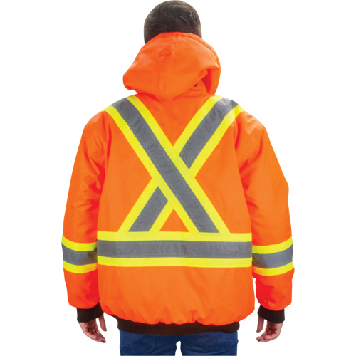 Parka d'hiver imperm&eacute;able 7-en-1, Orange haute visibilit&eacute;, Moyen EastCoast Offshore Supplies