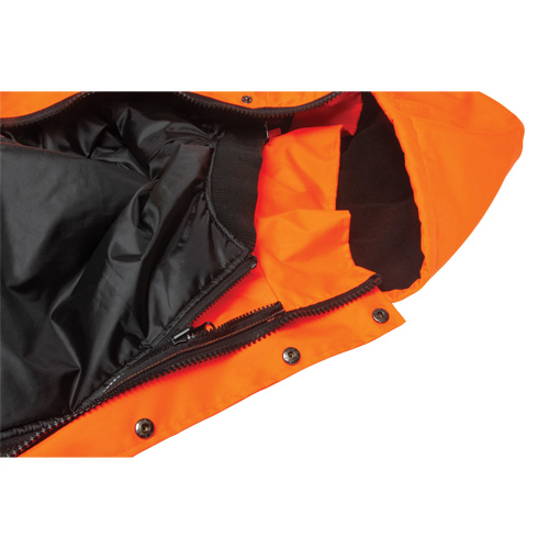 Parka d'hiver imperm&eacute;able 7-en-1, Orange haute visibilit&eacute;, Moyen EastCoast Offshore Supplies