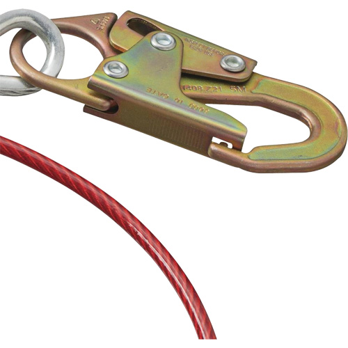 AS-21210-6 6' Cable Anchor with Snap Hook & O-Ring, Sling, Temporary Use EastCoast Offshore Supplies
