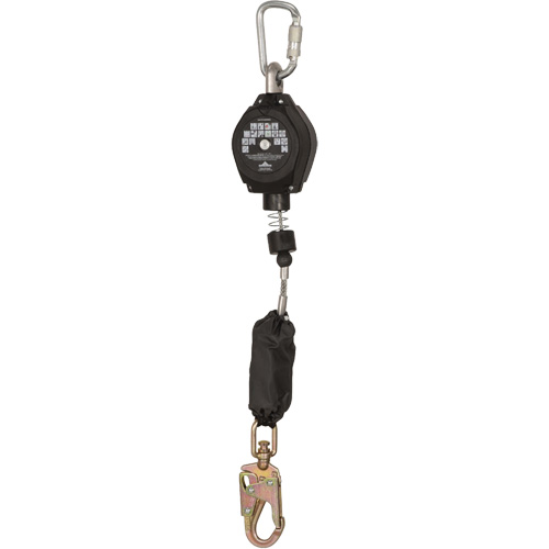 SRL-73302-10LE Cordage de s&eacute;curit&eacute; autor&eacute;tractable, 10', Acier galvanis&eacute;, Pivotant EastCoast Offshore Supplies