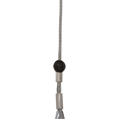 SRL-73302-40LE Cordage de s&eacute;curit&eacute; autor&eacute;tractable, 40', Acier galvanis&eacute;, Pivotant EastCoast Offshore Supplies