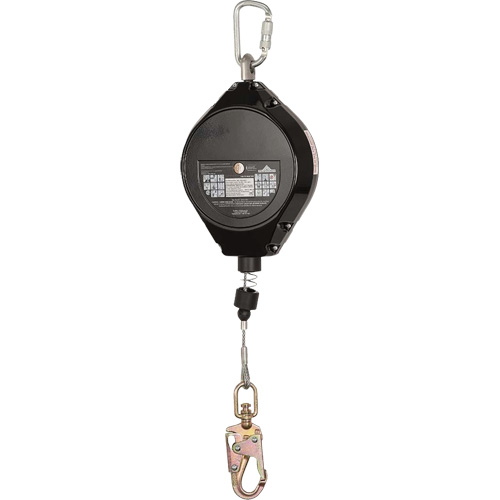 SRL-73302-60LE Cordage de s&eacute;curit&eacute; autor&eacute;tractable, 60', Acier galvanis&eacute;, Pivotant EastCoast Offshore Supplies