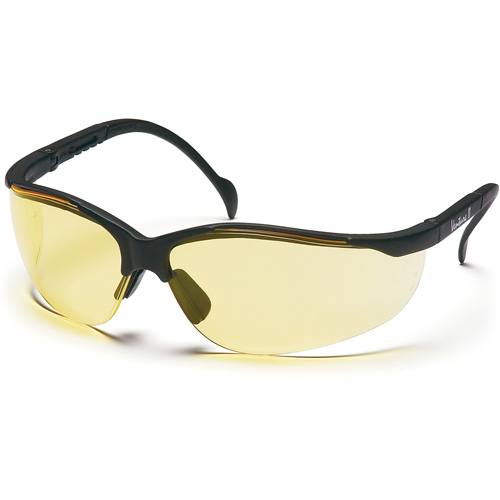 Lunettes de s&eacute;curit&eacute; &agrave; demi-monture Venture II, Lentille Ambr&eacute;e, ANSI Z87+/MCEPS GL-PD 10-12/R&eacute;pond ou surpasse la norme CSA Z94.3 EastCoast Offshore Supplies
