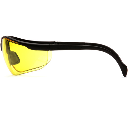 Lunettes de s&eacute;curit&eacute; &agrave; demi-monture Venture II, Lentille Ambr&eacute;e, ANSI Z87+/MCEPS GL-PD 10-12/R&eacute;pond ou surpasse la norme CSA Z94.3 EastCoast Offshore Supplies